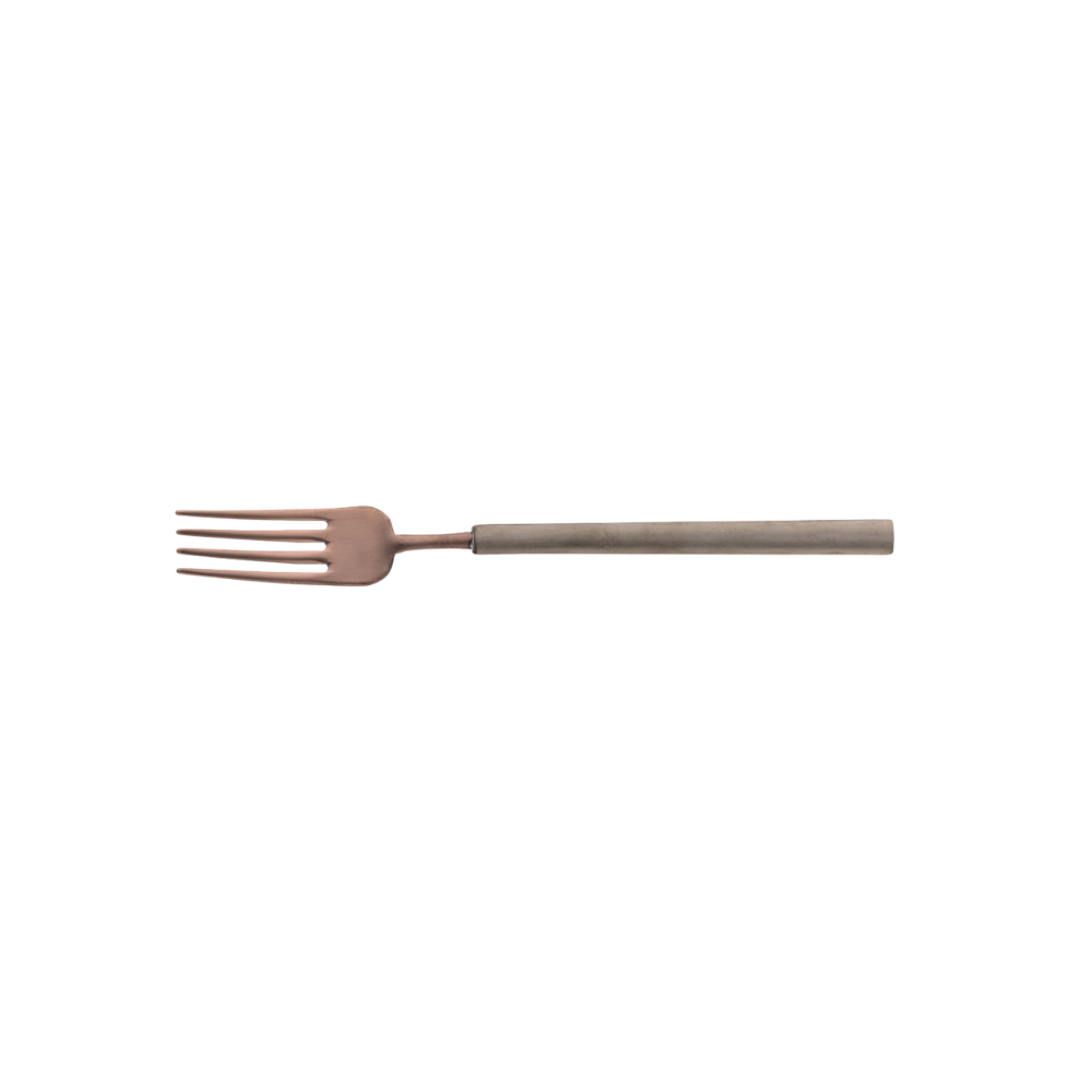 Fourchette de table SR 18/10 mat choco/anthracite 20,4 cm