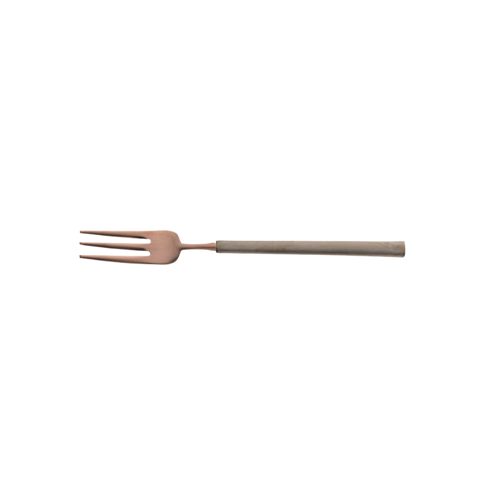 Fourchette à gâteau 18/10 mat choco/anthracite 13,8 cm