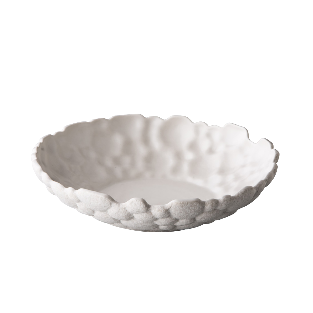 Bol coupe Bubble blanc 24 x 5,5 cm
