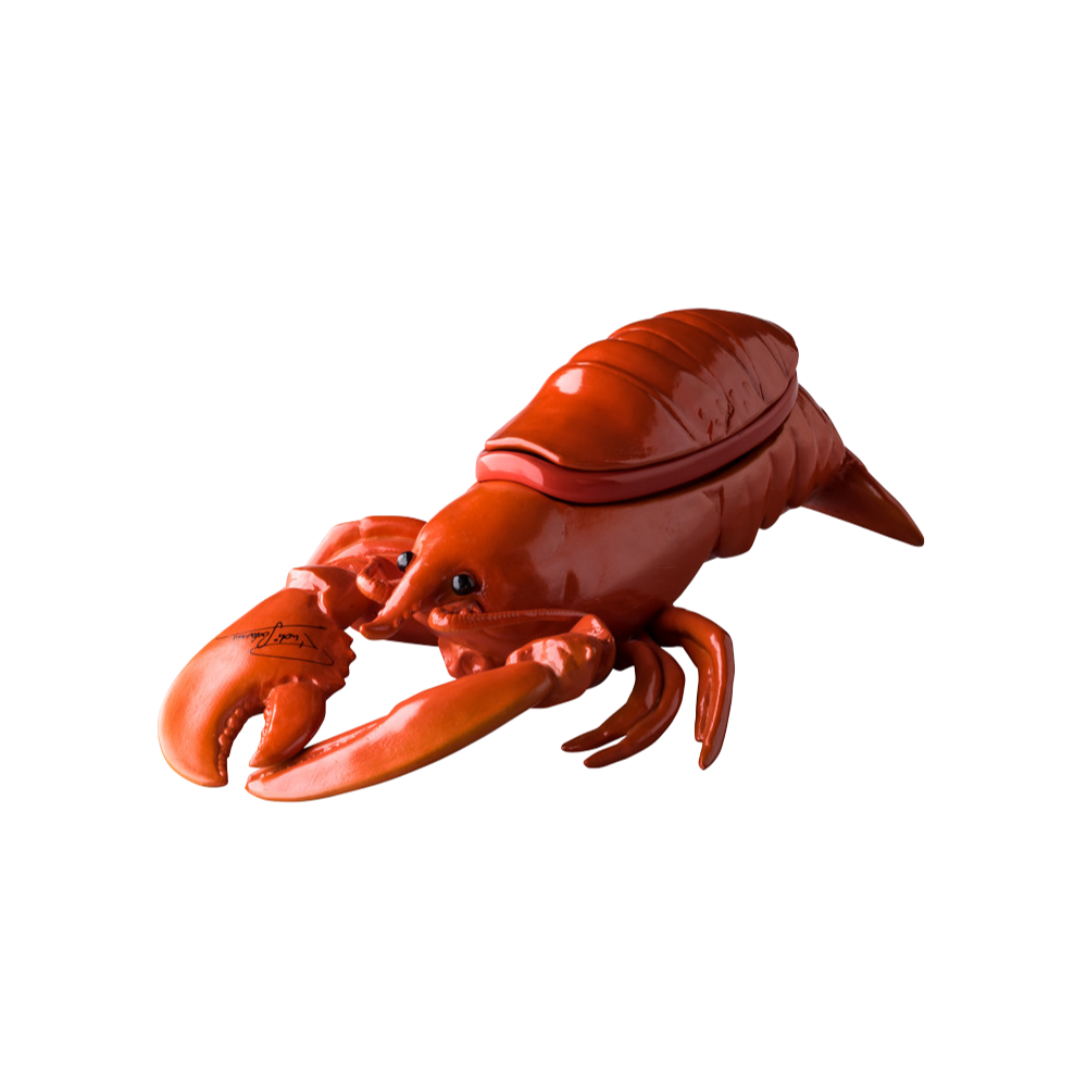 Homard rouge décoratif 34,5 x 21 x 9,5 cm