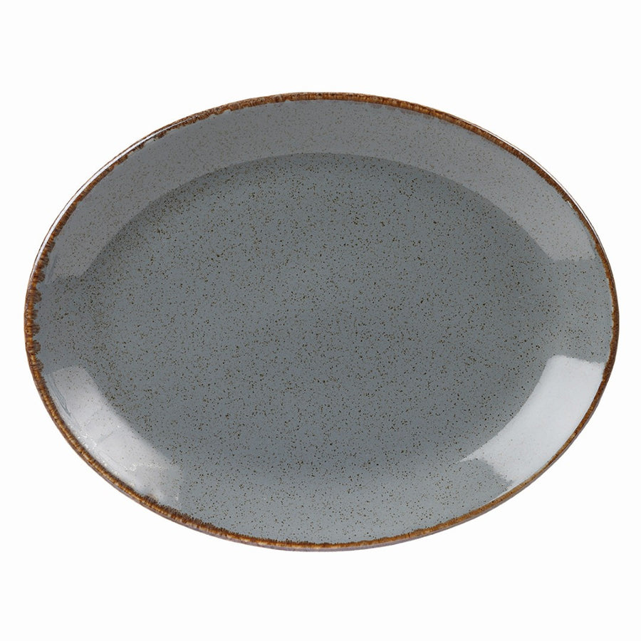 Ovale assiette 30,5 cm Orage