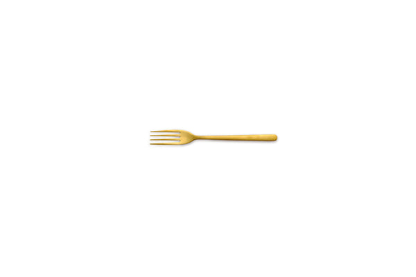 Canada vintage dore fourchette a gateau 14,5 cm