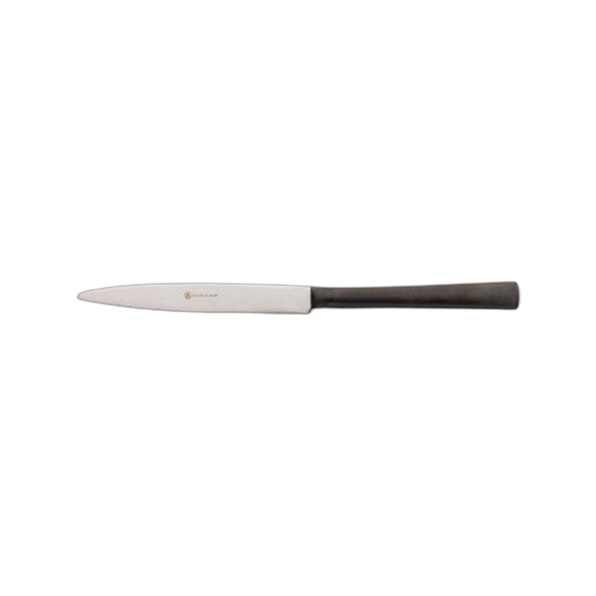 Couteau de table 18/10 vintage noir mat 24,1 cm