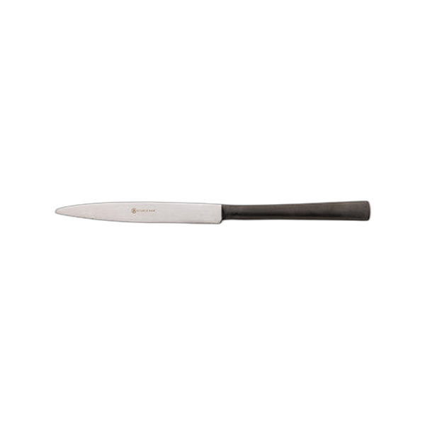 Couteau de table 18/10 vintage noir mat 24,1 cm