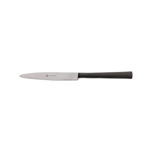 Couteau à dessert 18/10 vintage noir mat 20,5 cm