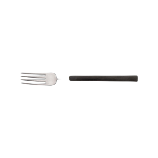 Cuillère à dessert 18/10 vintage noir mat 17,5 cm