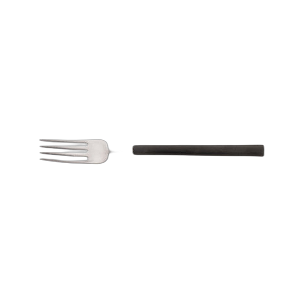 Cuillère à dessert 18/10 vintage noir mat 17,5 cm