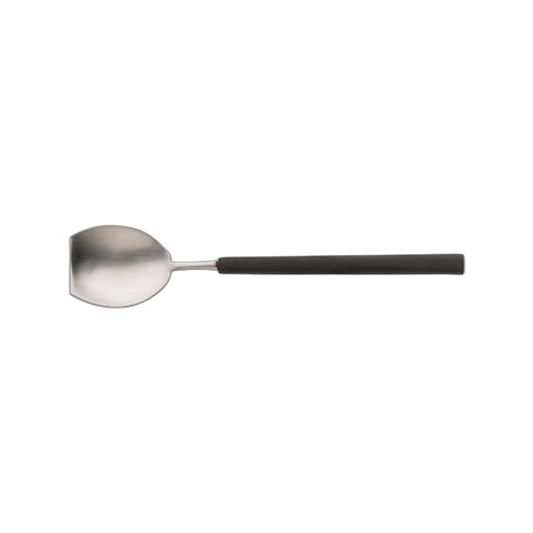 Cuillère à glace/dessert 18/10 vintage noir mat 12,8 cm