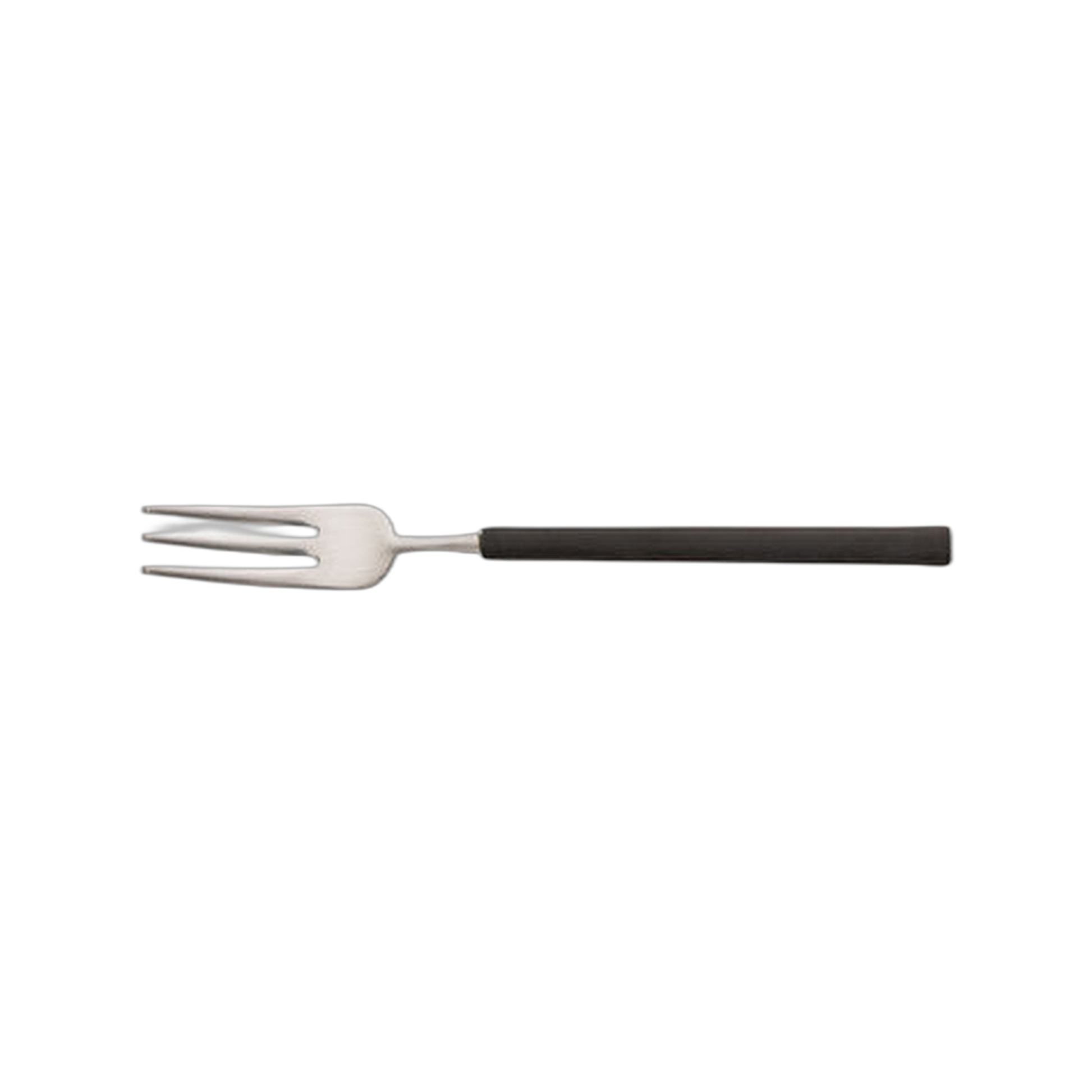 Fourchette à gâteau 18/10 vintage noir mat 13,8 cm