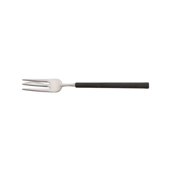 Fourchette à gâteau 18/10 vintage noir mat 13,8 cm