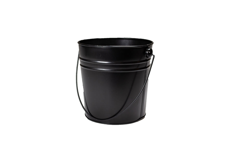 Inox acier service seau 16 cm noir