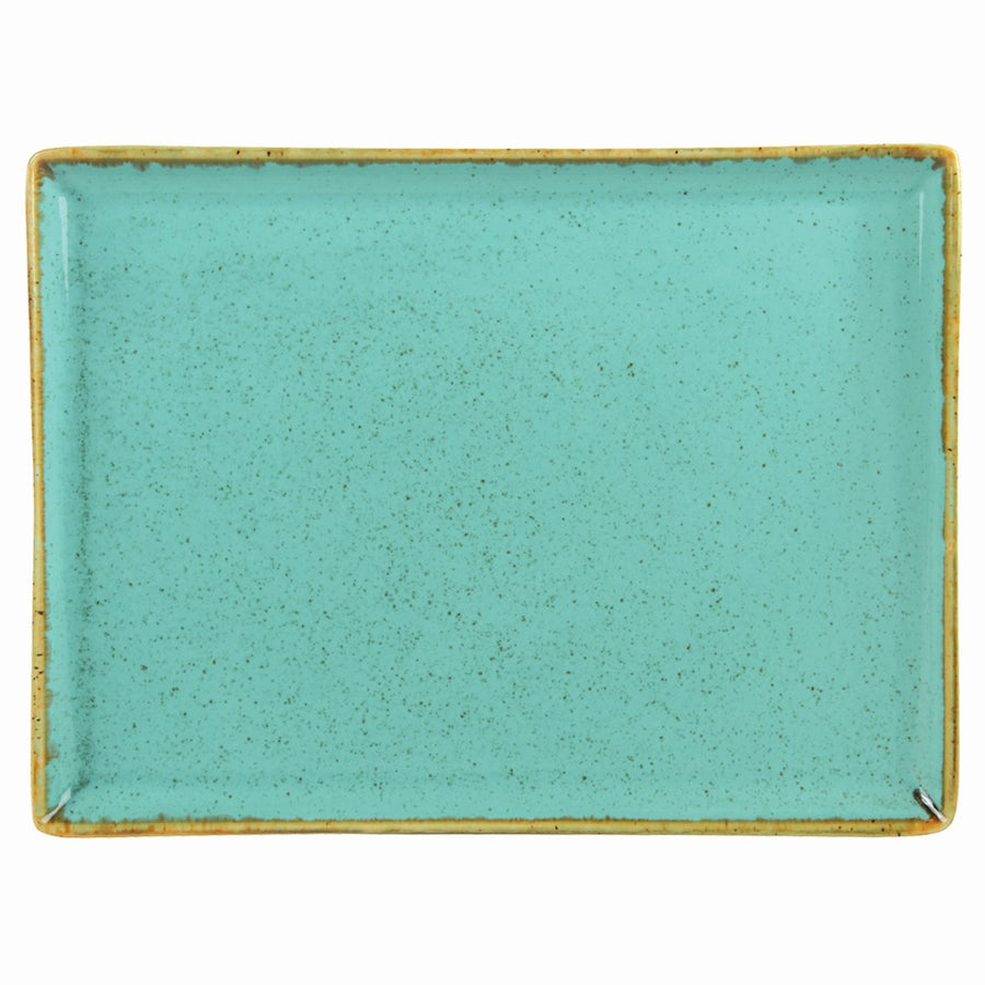 Plat rectangulaire plat de service 35 x 26 cm Mer Spray