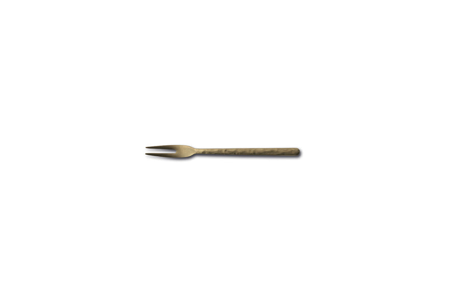Kodai vintage dore fourchette a gateau 13,8 cm