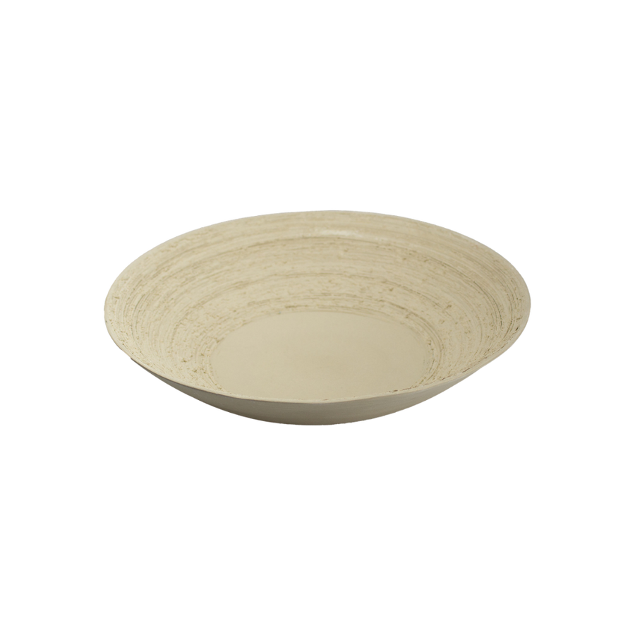 Assiette creuse Embossed beige 24 cm