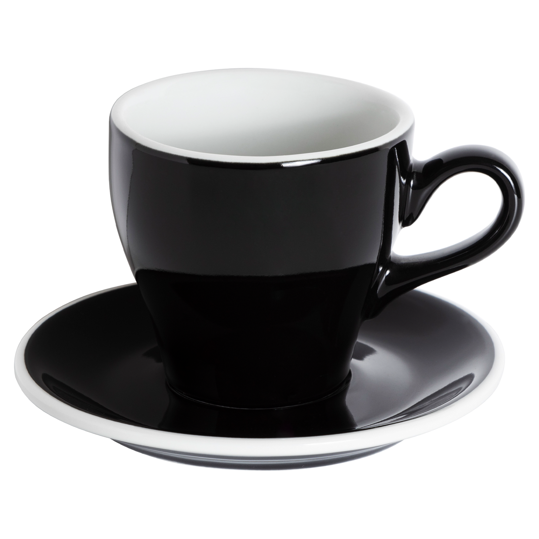 Tasse Latte 280ml Tulip - Noir
