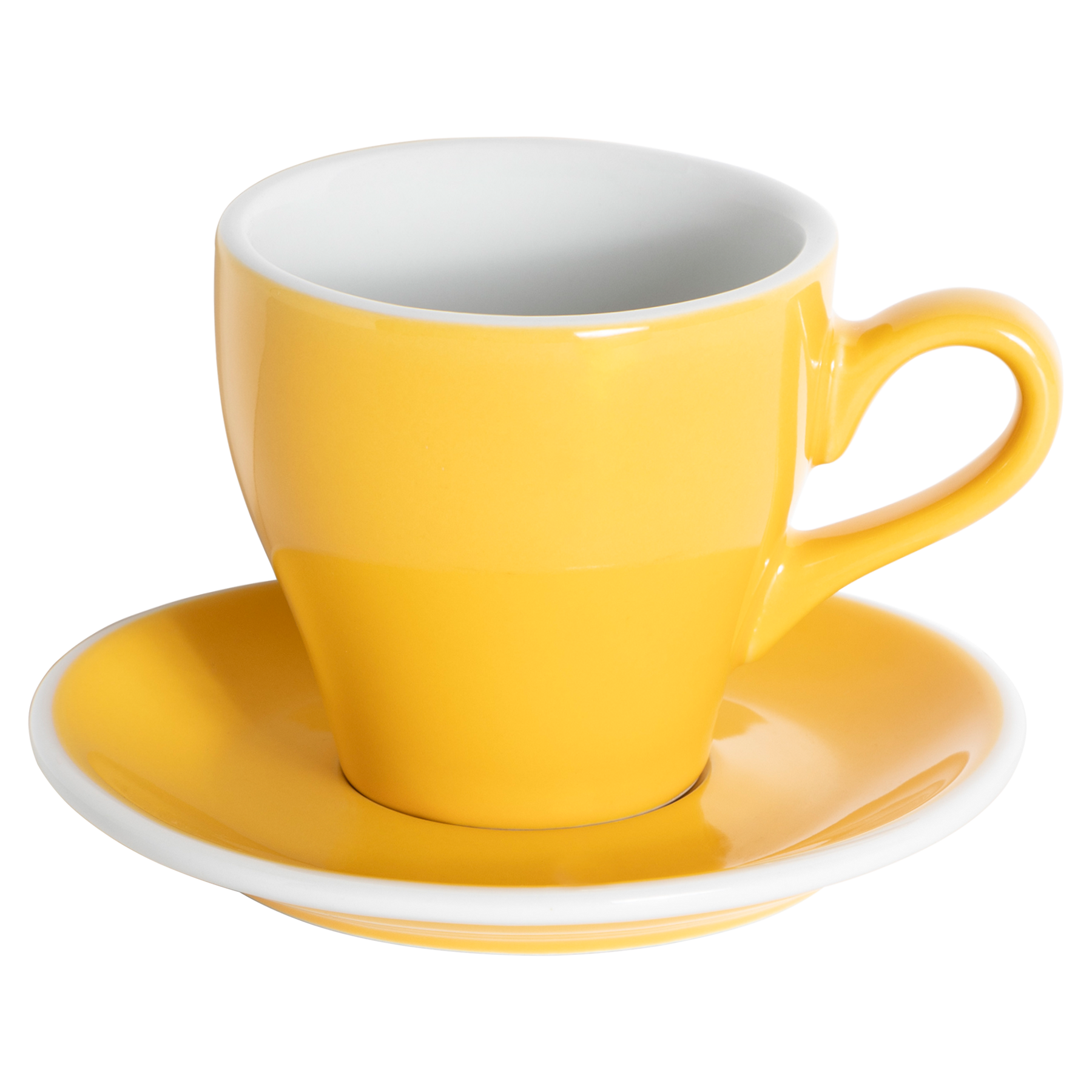 Tasse Latte 280ml Tulip - Jaune