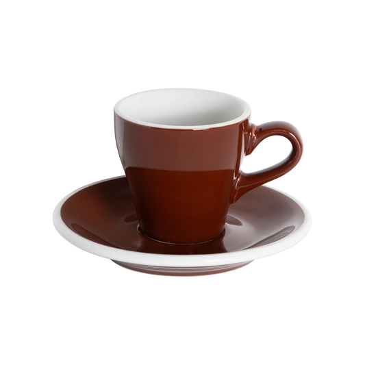 Tasse Espresso 80ml Tulip - Marron