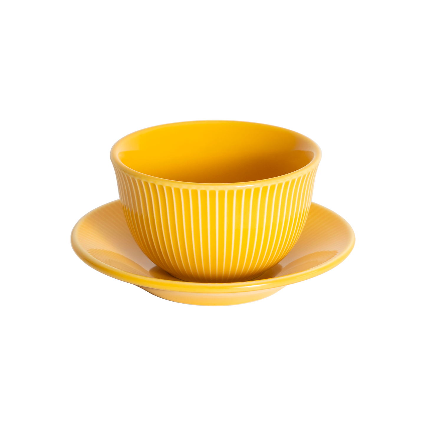 Tasse Boram Um 200ml et Assiette - Jaune