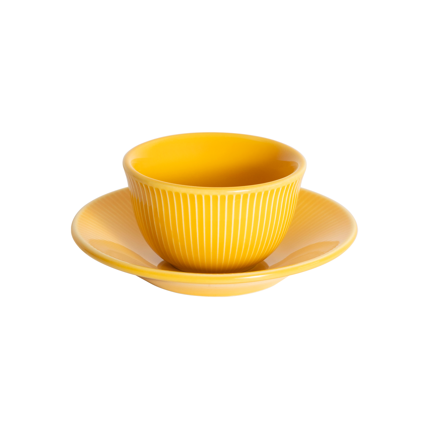 Tasse Boram Um 120ml et Assiette - Jaune