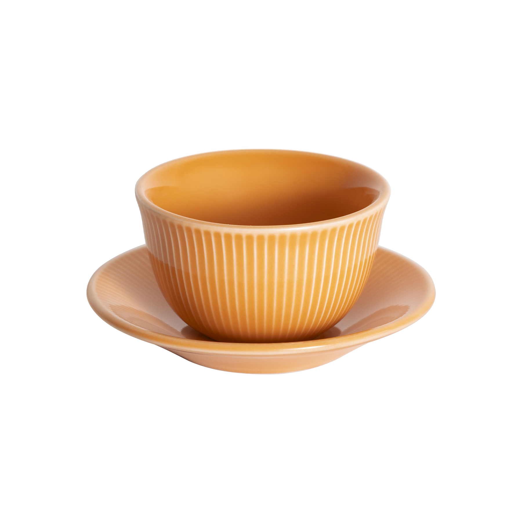 Tasse Boram Um 200ml et Assiette - Orange