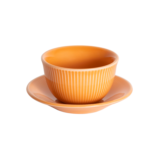 Tasse Boram Um 200ml et Assiette - Orange