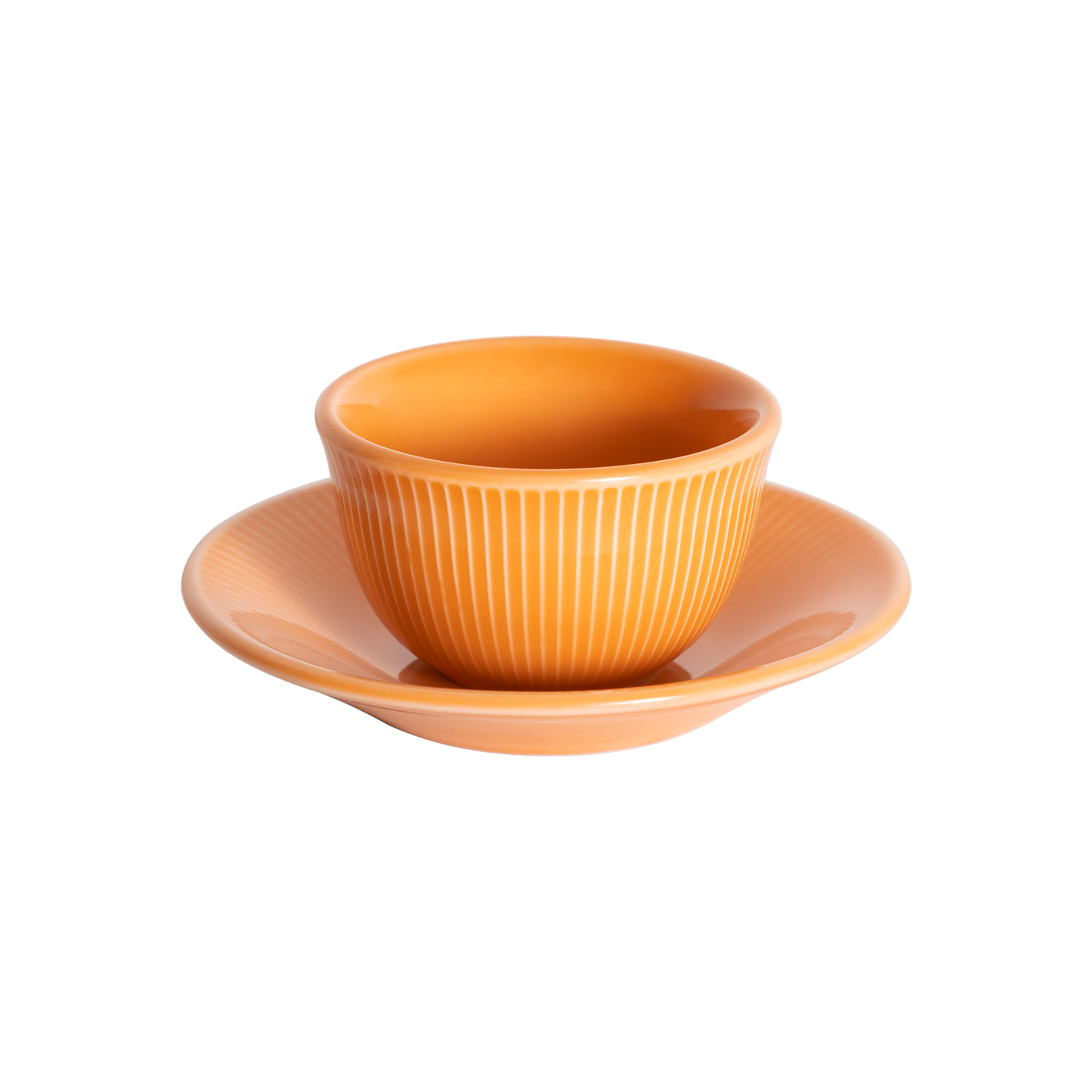 Tasse Boram Um 120ml et Assiette - Orange