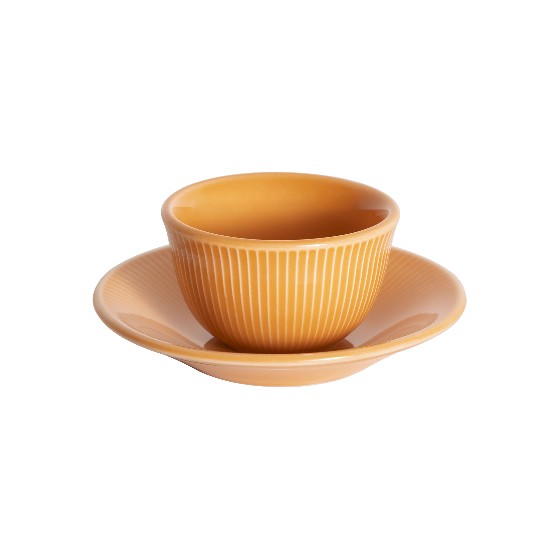 Tasse Boram Um 120ml et Assiette - Orange
