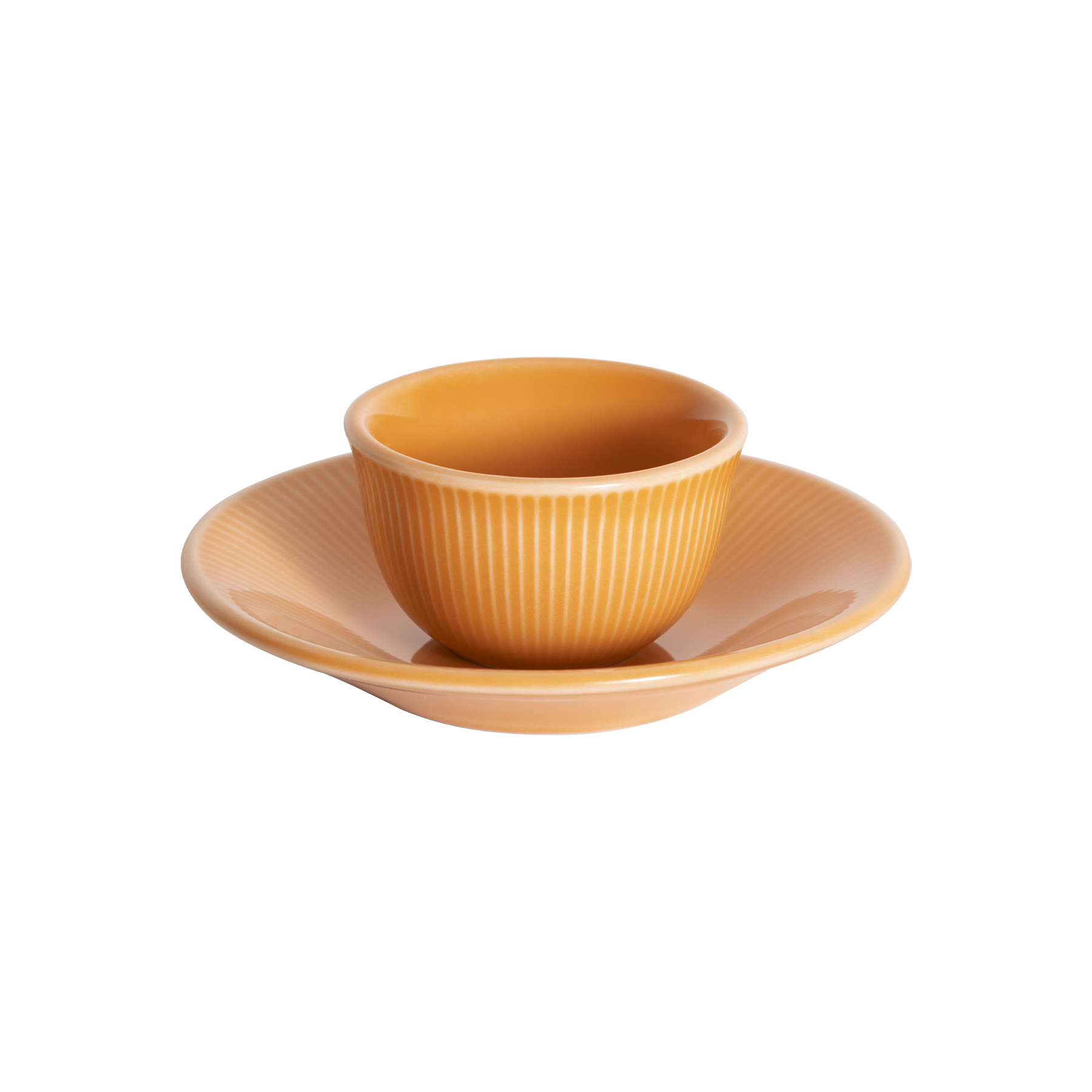 Tasse Boram Um 80ml et Assiette - Orange