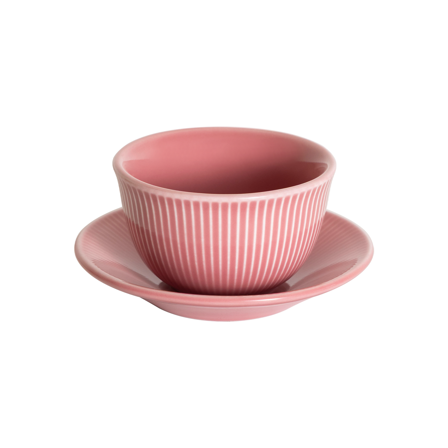 Tasse Boram Um 200ml et Assiette - Rose Poudre