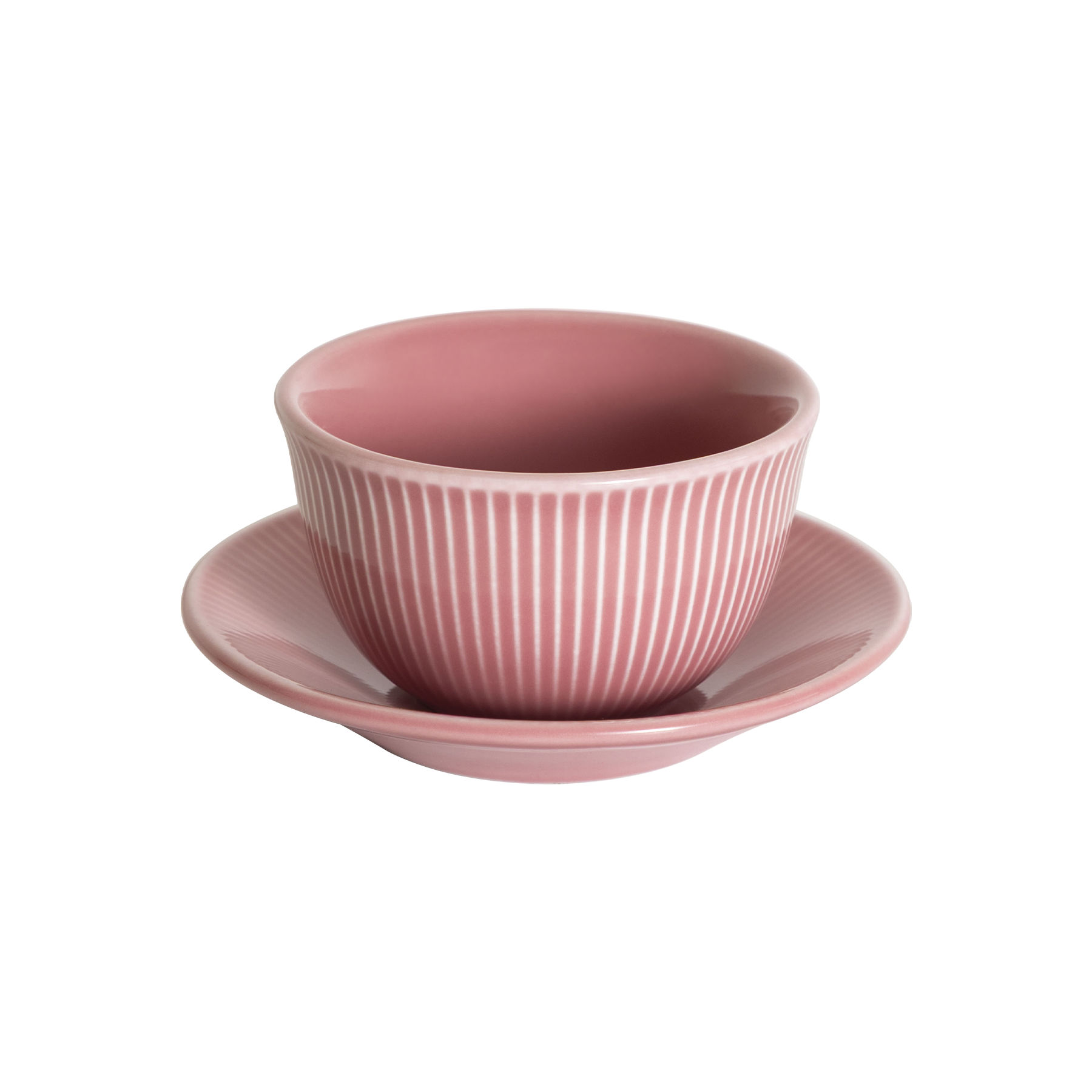Tasse Boram Um 200ml et Assiette - Rose Poudre