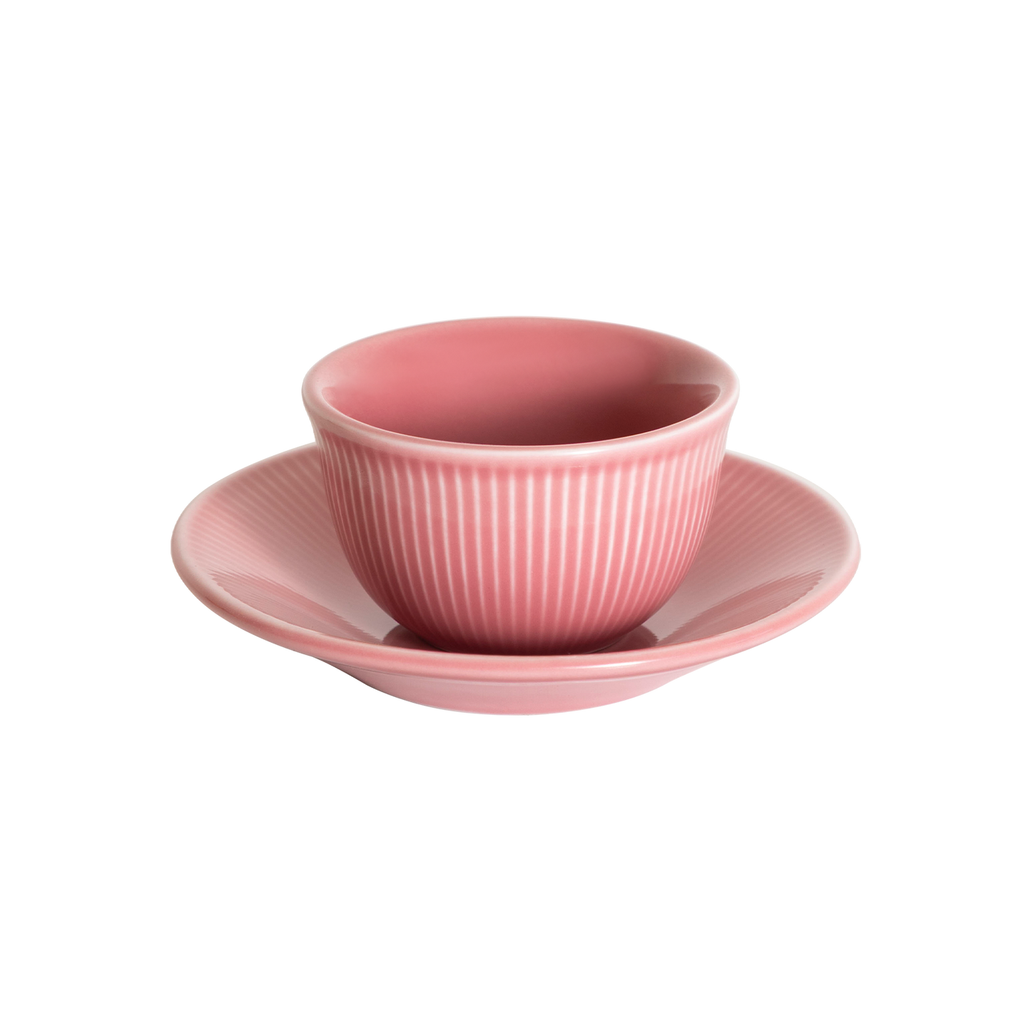 Tasse Boram Um 120ml et Assiette - Rose Poudre