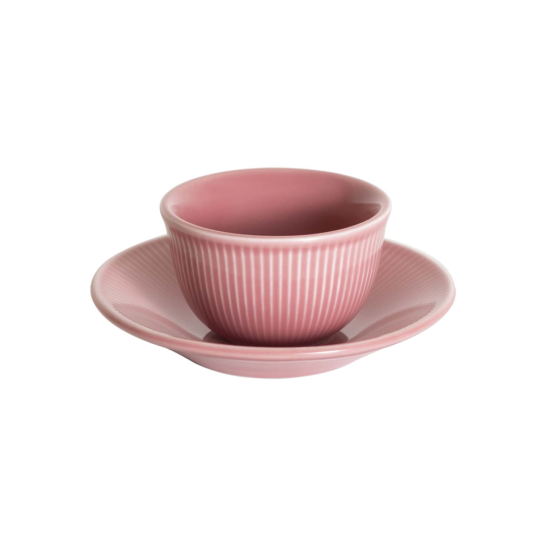 Tasse Boram Um 120ml et Assiette - Rose Poudre
