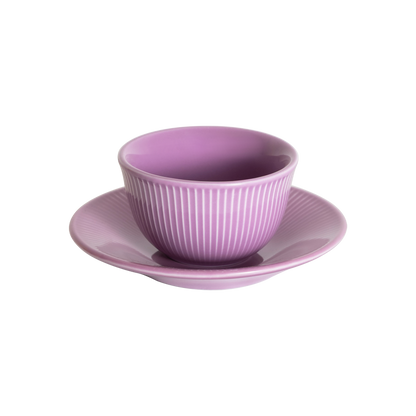 Tasse Boram Um 120ml et Assiette - Violet