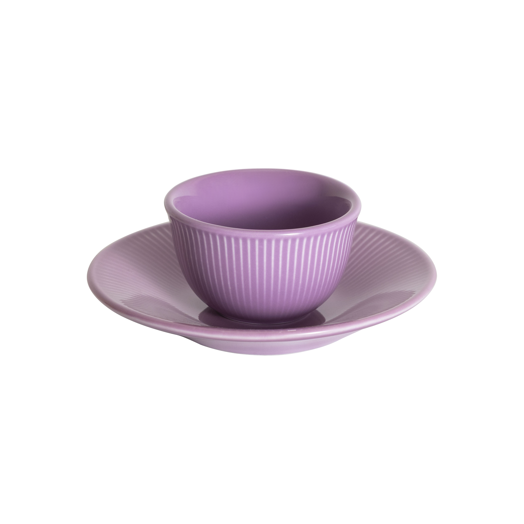 Tasse Boram Um 80ml et Assiette - Violet