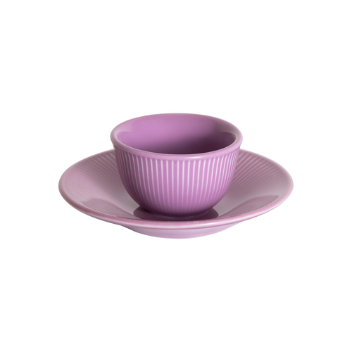 Tasse Boram Um 80ml et Assiette - Violet