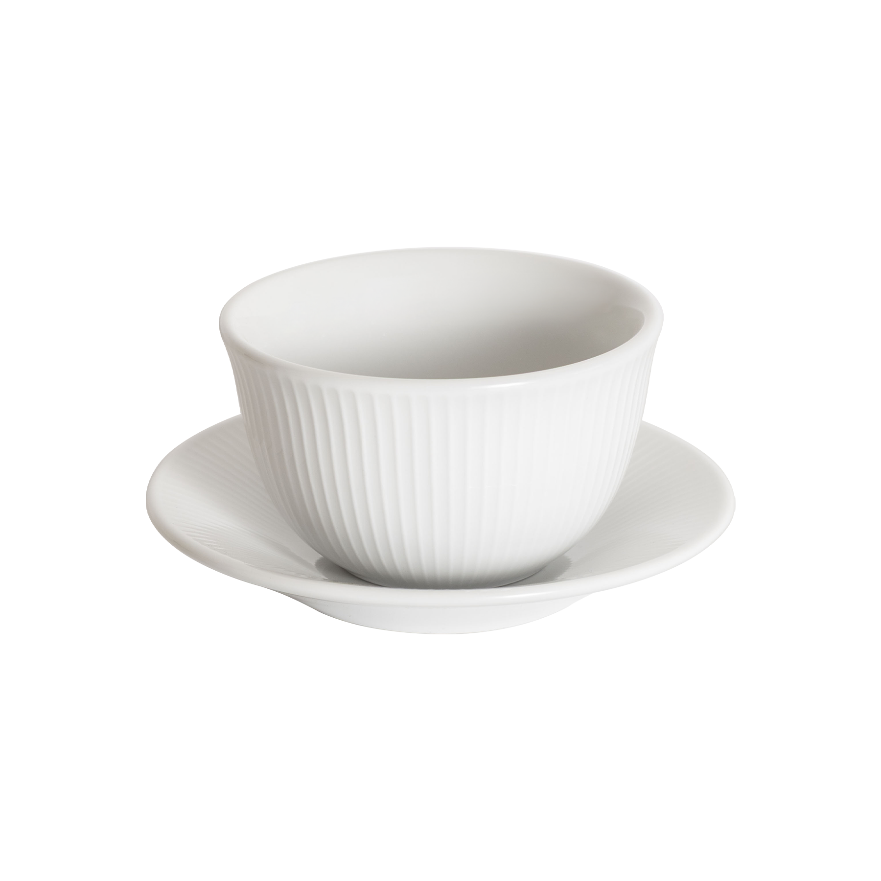 Tasse Boram Um 200ml et Assiette - Blanc