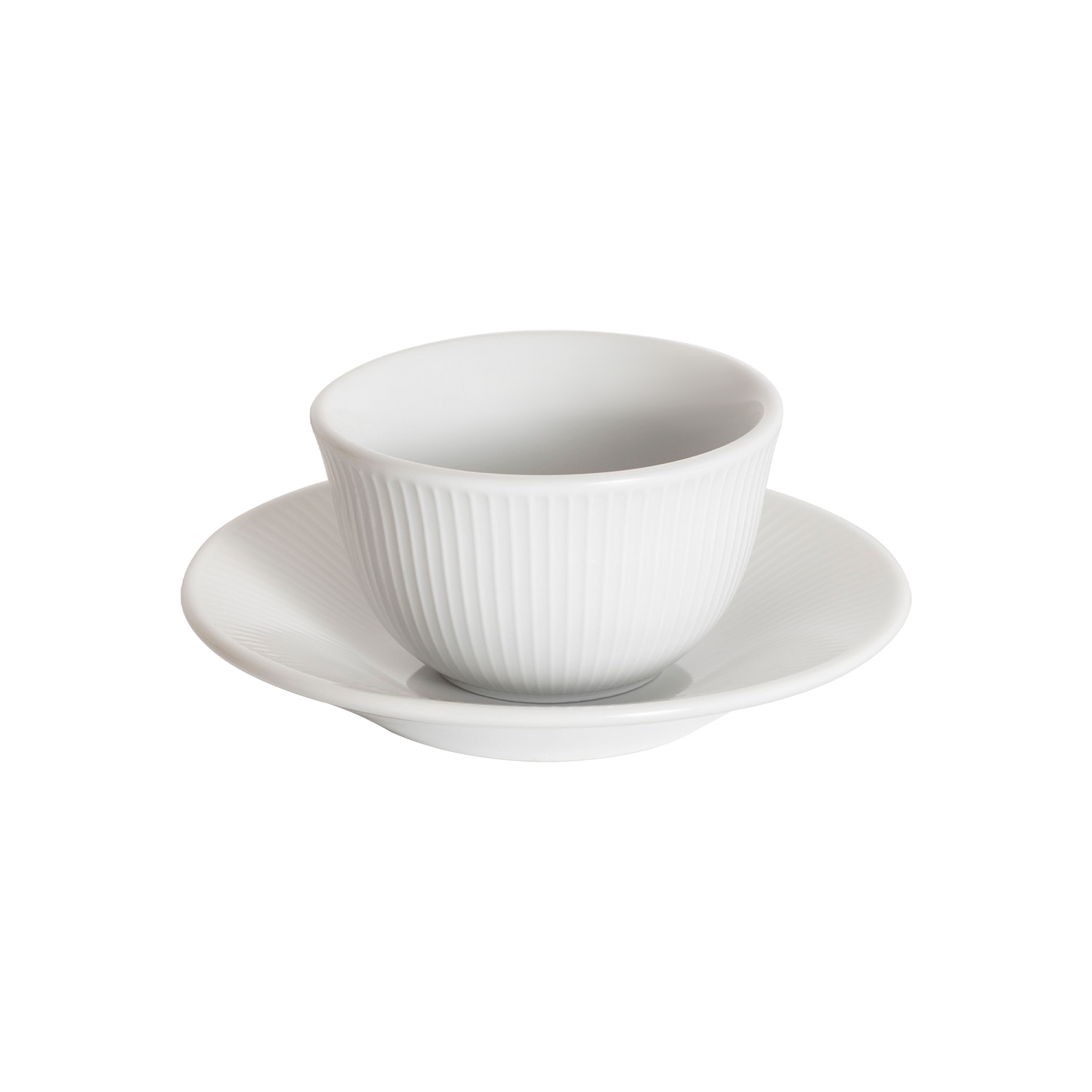 Tasse Boram Um 120ml et Assiette - Blanc