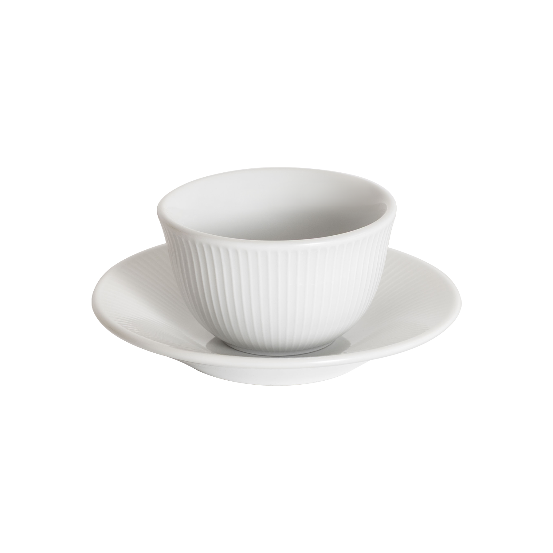 Tasse Boram Um 120ml et Assiette - Blanc