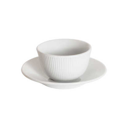 Tasse Boram Um 120ml et Assiette - Blanc