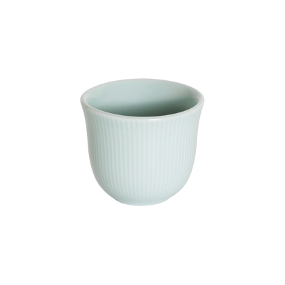 Tasse Embossee 80ml - Bleu Celadon