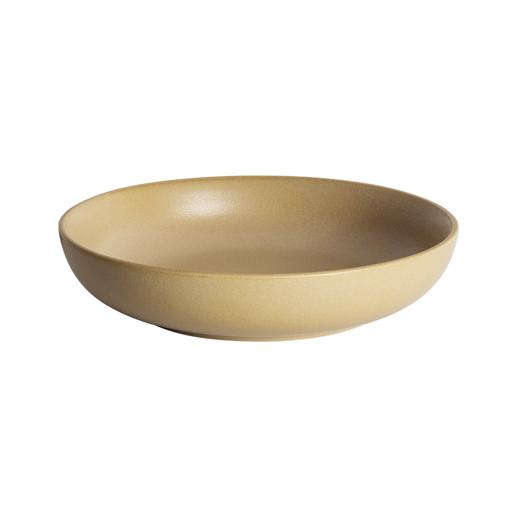 Assiette Creuse 22cm (L) - Sable Mat