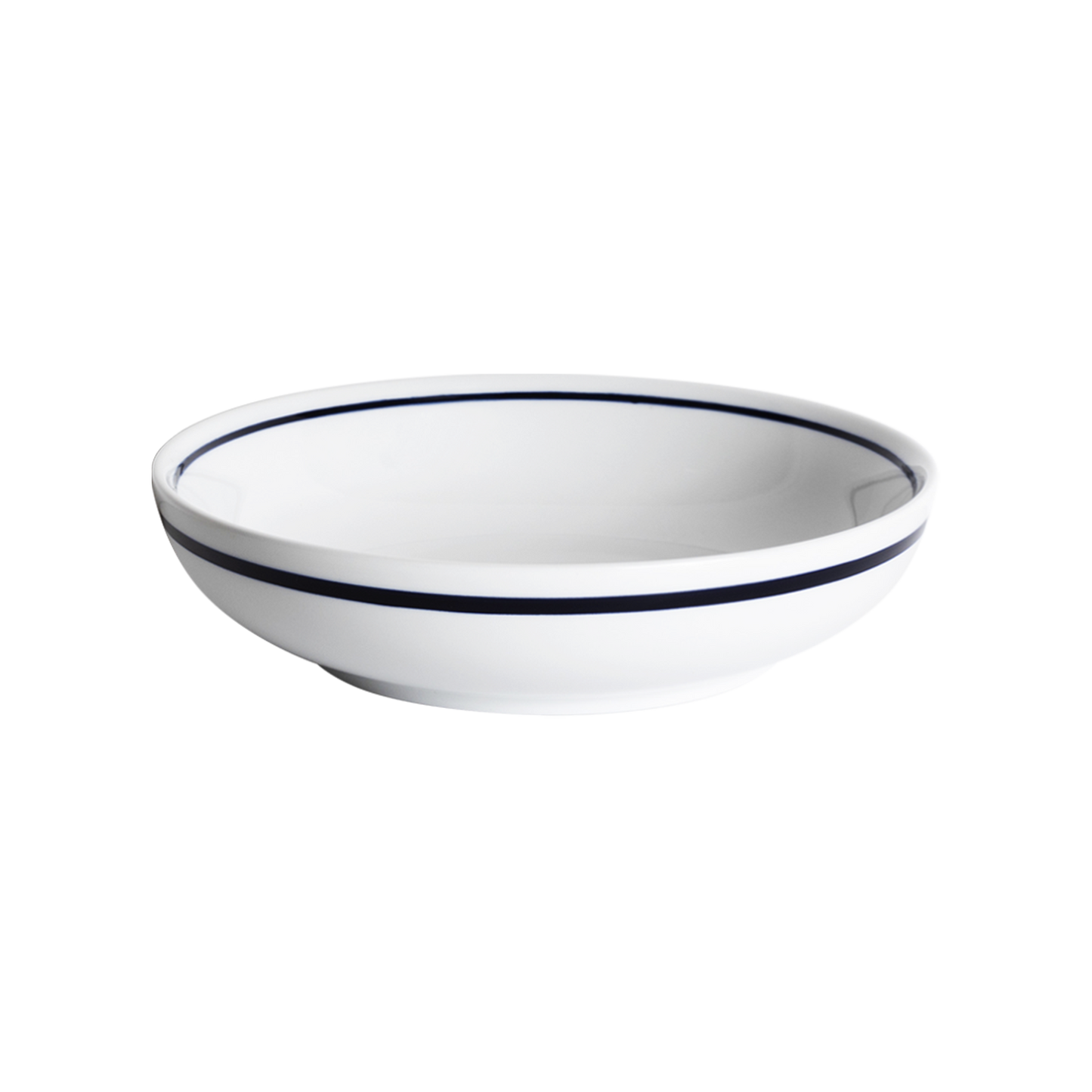 Assiette Creuse 20cm (S) - Bleu Rayé