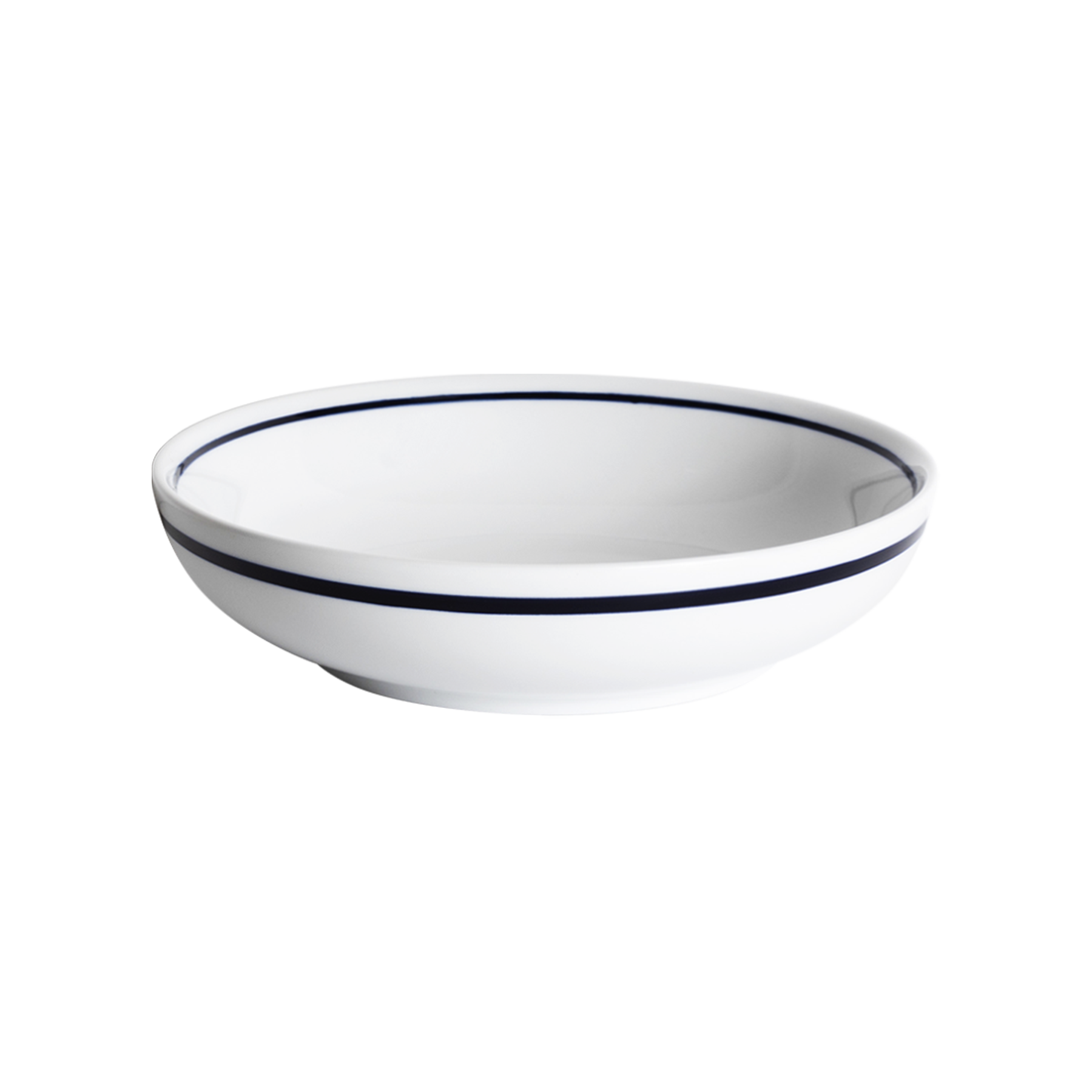 Assiette Creuse 20cm (S) - Bleu Rayé