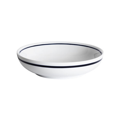 Assiette Creuse 20cm (S) - Bleu Rayé