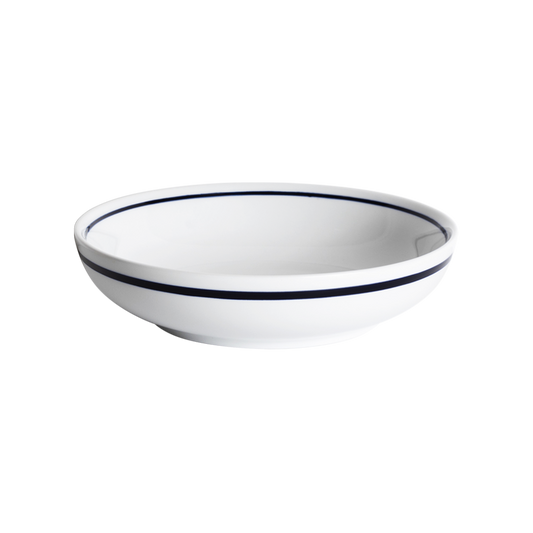 Assiette Creuse 20cm (S) - Bleu Rayé