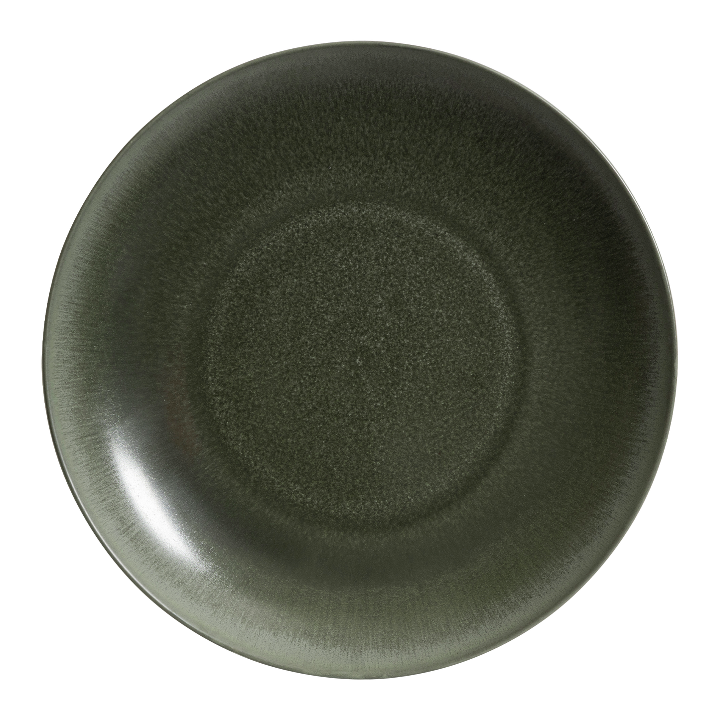 Grande Assiette 26cm Studio - Vert Fonce Mat