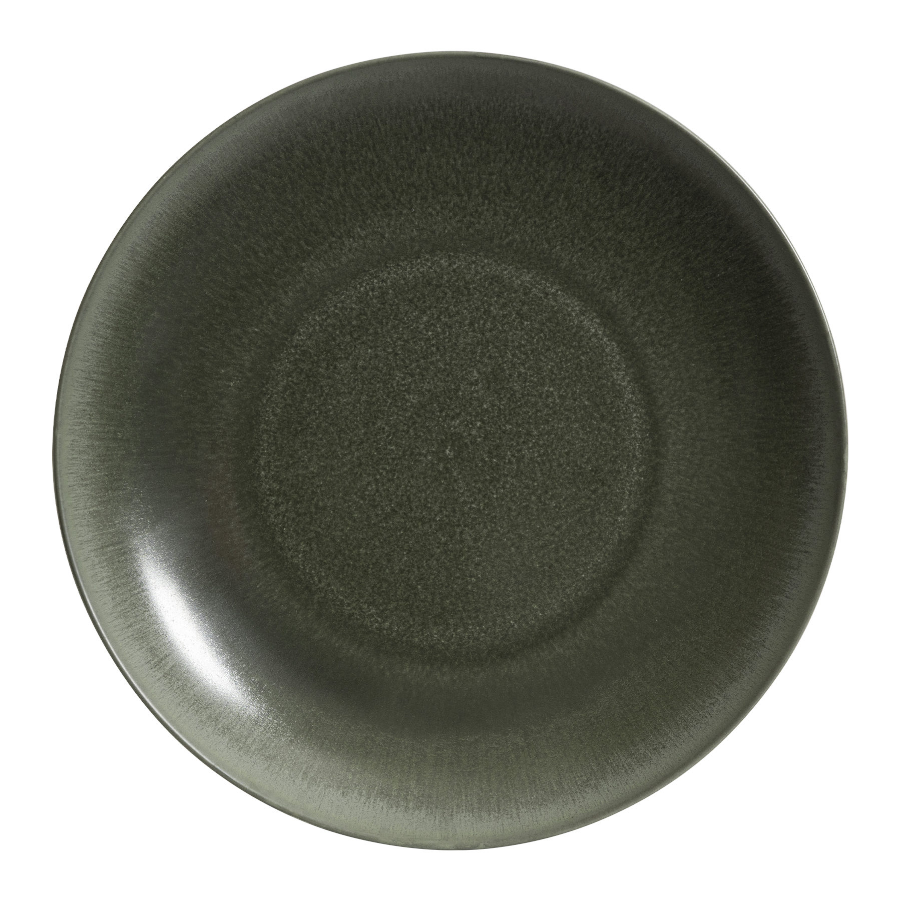 Grande Assiette 26cm Studio - Vert Fonce Mat