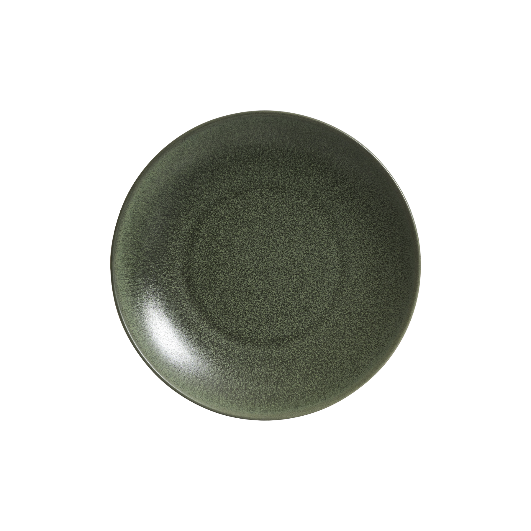 Assiette 18cm Studio - Vert Fonce Mat