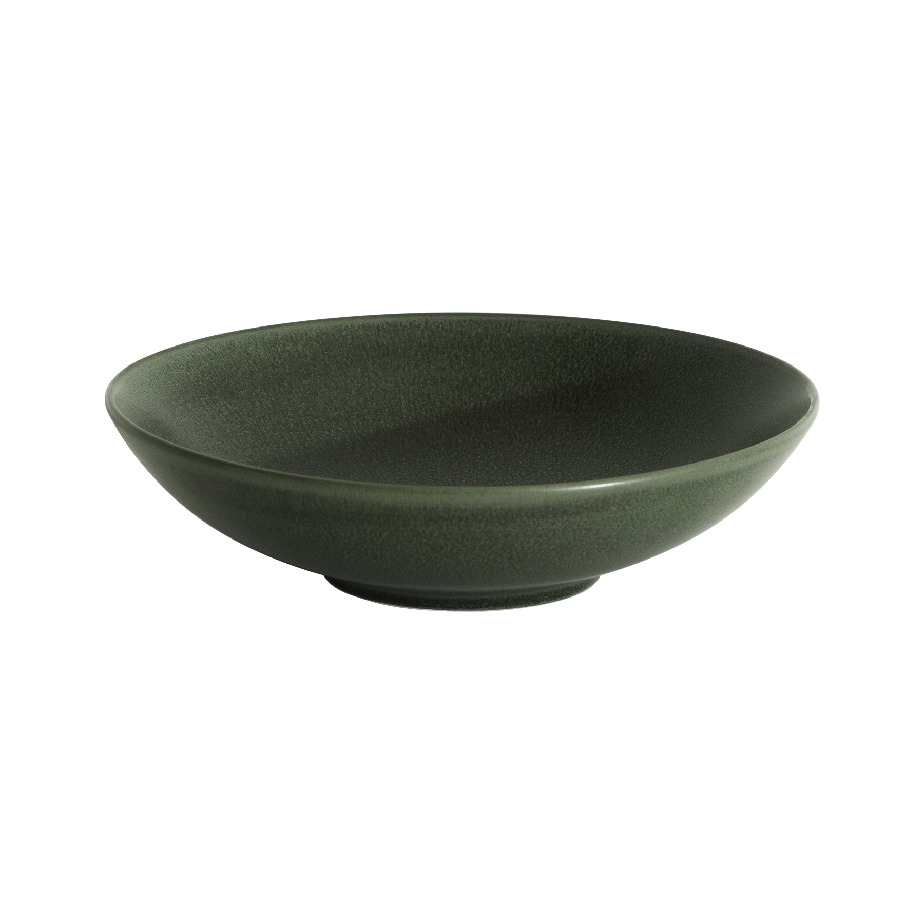 Assiette Creuse 22cm Studio - Vert Fonce Mat