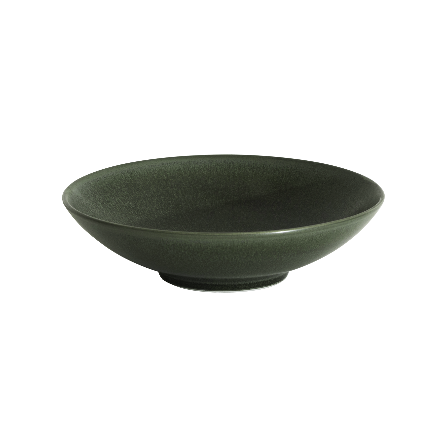 Assiette Creuse 20cm Studio - Vert Fonce Mat